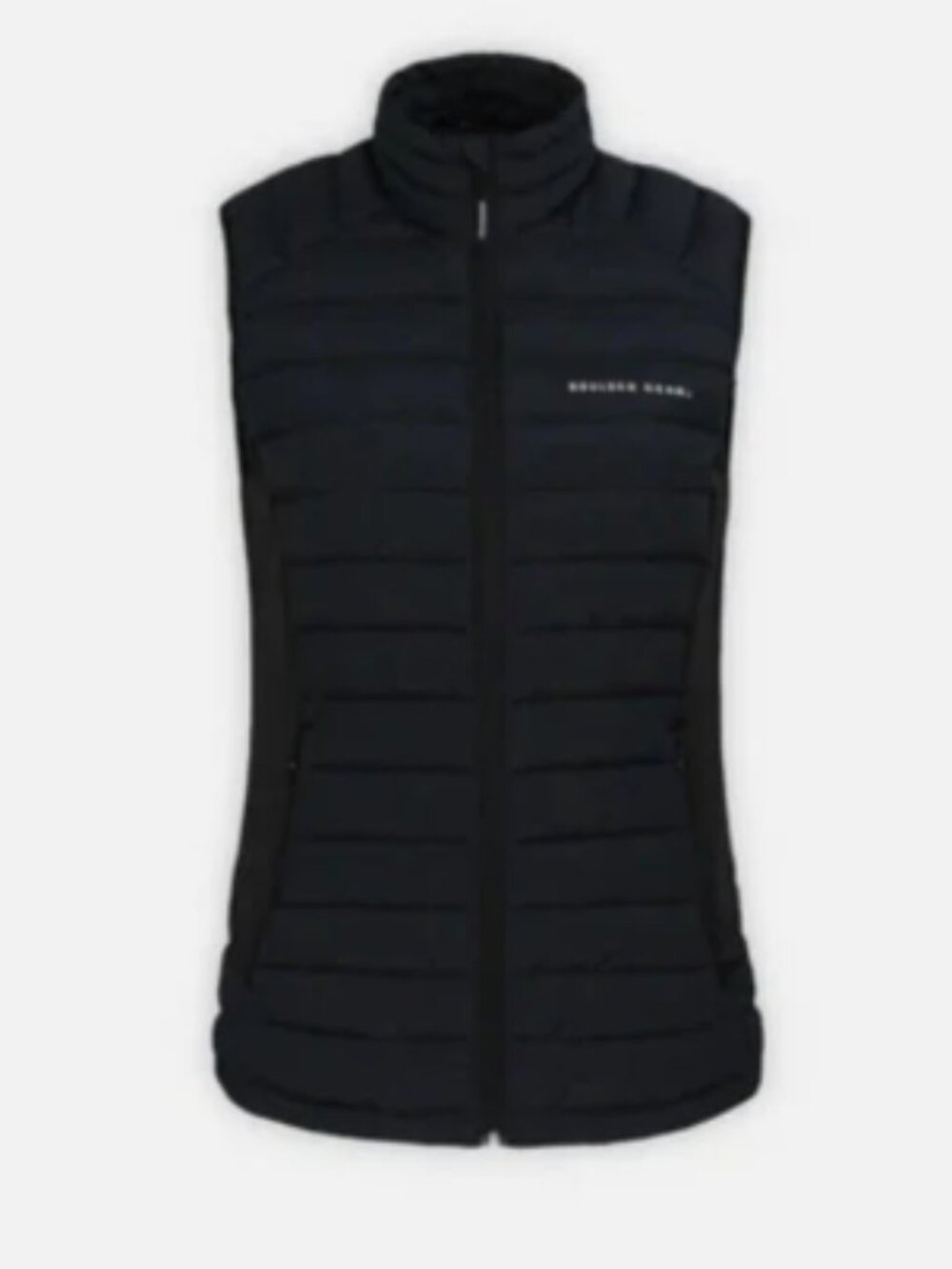 Boulder Gear Women's Medium Zeal Puffy Vest Black NWT Insulated Quilted